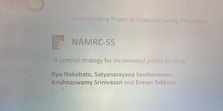Verkündung des Awards bei der NAMRC 2022