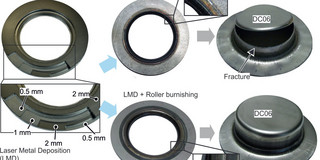 Manufacturing the deep drawing tool by hybrid manufacturing with deep drawing depth of 21 mm and deep drawing ratio of 1.9 Manufacturing the deep drawing tool by hybrid manufacturing with deep drawing depth of 21 mm and deep drawing ratio of 1.9