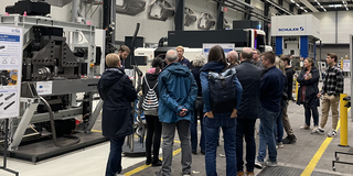 Visitors at the Open Day of TU Dortmund University